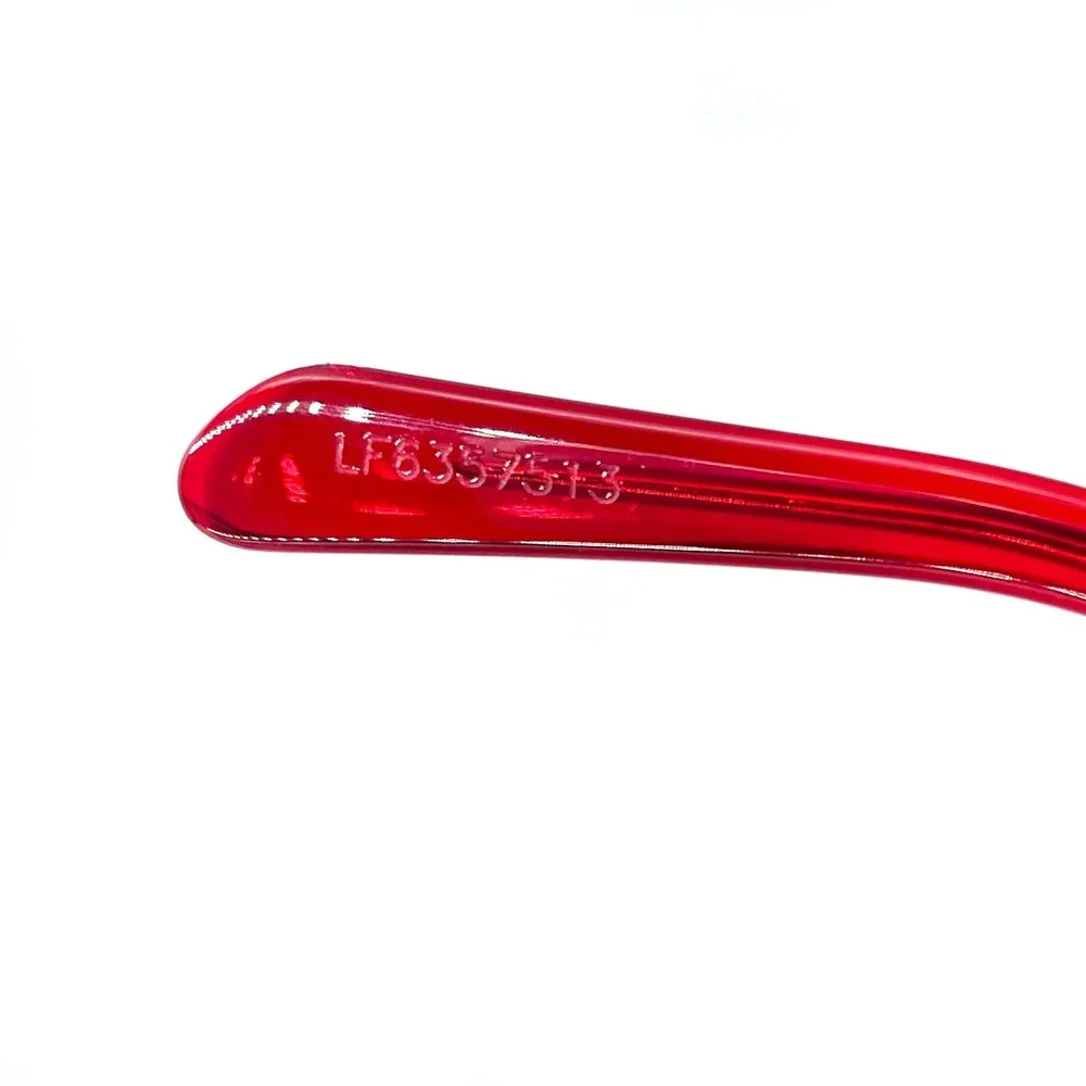 Celine‎ Red Acetate Eyeglasses Frames CL50007i Full Rim Transparent Italy
